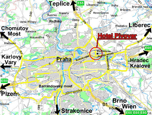 Karte des Standort.
